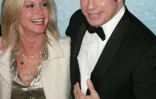 Le célèbre duo de "Grease", Olivia Newton-John (g) et John Travolta, le 19 janvier 2008 à Hollywood, en Californie 
