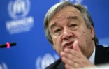 Le haut commissaire aux réfugiés de l'ONU, Antonio Guterres, à Istanbul en Turquie, le 18 juin 2015