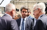 Le Premier ministre Gabriel Attal à Boulogne-sur-Mer le 13 juin 2024 