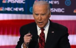 Joe Biden lors du 9e débat démocrate, le 19 février 2020 à Las Vegas, dans le Nevada