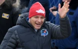 Le cosmonaute canadien David Saint-Jacques lors de la cérémonie organisée le 3 décembre 2018 à Baïkonour avant le lancement de leur fusée 