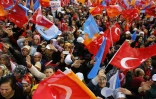 Les partisans du Parti de la justice et du développement (AKP) rassemblés le 31 octobre 2015 à Ankara