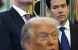 FIFA President Gianni Infantino (left) listens as US President Donald Trump speaks during a White House meeting last month