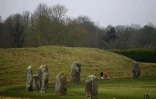 Le site du Stone Circle à Avebury, le 19 janvier 2022 en Angleterre