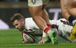 Elliot Daly, auteur de l'essai de la victoire pour l'Angleterre, contre la France, le 8 février