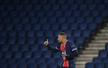 L'attaquant français du Paris SG Kylian Mbappé lors du match aller de Ligue des champions contre Manchester United, au Parc des princes, à Paris, le 20 octobre 2020