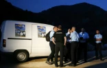 Des gendarmes au canyon de Zoicu, où quatre pratiquants de canyoning, dont un enfant, sont morts et un autre est toujours porté disparu, le 1er août 2018 à Soccia, en Corse-du-Sud