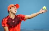 Lucas Pouille, le 31 août 2015 à l'US Open