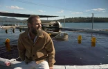 Sam Elsom, le PDG de Sea Forest, à Triabunna, le 26 mars 2025 en Tasmanie
