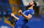 L'attaquant de Chelsea Olivier Giroud à Londres, le 21 mars 2021