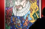 Le portrait de Michel de Montaigne par Robert Combas est présenté à l'exposition "Montaigne superstar" cet automne à Bordeaux