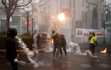 Manifestation Ă Bastia, en Corse, le 13 mars 2022