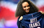 Alicia Aylies, première Miss Guyane à décrocher la couronne de Miss FRance, le 29 mars 2017 à Paris
