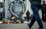 Un mémorial est érigé sur le site de l'attentat à la voiture piégée sur le marché de Noël à Magdebourg, dans l'est de l'Allemagne, le 27 décembre 2024