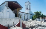 Une église à Les Cayes le 15 août 2021