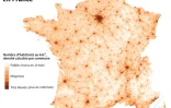 La densité de population en France