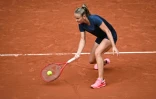 Fiona Ferro face à la Roumaine Patricia Maria Tig au 3e tour de Roland-Garros, le 3 octobre 2020