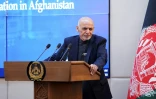Le président afghan Ashraf Ghani, le 23 février 2021 à Kaboul