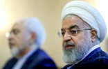 Une photo diffusée par la présidence irianienne dimanche montrant le président Hassan Rohani dimanche 