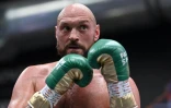 Le boxeur britannique Tyson Fury, le 19 avril 2022 à Wembley.