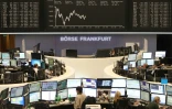 Le tableau des changes le 21 septembre 2015 à Francfort