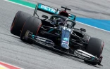 Lewis Hamilton au volant de sa Mercedes caracole en tĂŞte du GP de Styrie, le 12 juillet 2020 Ă Spielberg