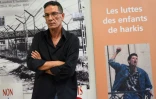 Français fils de Harki, Hacène Arfi, inlassable figure de la lutte pour la cause harkie. Le 30 juin 2020, dans son association, à Saint-Laurent-Arbres (sud de la France)