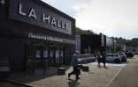 Un magasin La Halle du groupe Vivarte à Givors, le 21 septembre 2016, près de Lyon