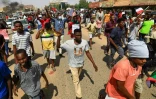 Manifestation à Khartoum pour un pouvoir civil, le 21 octobre 2021 au Soudan