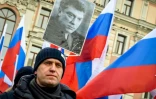 Alexeï Navalny, principal opposant à Vladimir Poutine interdit d'élection présidentielle, lors d'uin meeting à Moscou le 25 février 