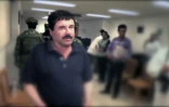 Joaquin "El Chapo" Guzman, le 27 janvier 2016 à la prison d'Almoloya de Juarez, au Mexique