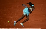 L'Américaine Coco Gauff face à sa compatriote Sloane Stephens à Roland-Garros le 31 mai 2022
