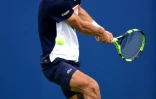 Benoît Paire lors de sa finale du tournoi de Winston-Salem face au Polonais Hubert Hurkacz, le 24 août 2019