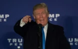 Donald Trump lors d'un meeting le 7 novembre 2016 Ă Leesburg en Virginie