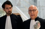 Les avocats du couple Fillon, Antonin Levy et Pierre Cornut-Gentille, au tribunal de Paris le 29 juin 2020