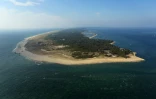 Vue du Cap-Ferret dans le bassin d'Arcachon, le 26 juille 2013