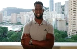 Le capitaine des Springboks, champions du monde de rugby, Siya Kolisi, le 12 décembre 2019 à Monaco