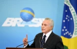 Le président brésilien Michel Temer le 7 mars 2017 à Brasilia