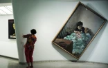 Une oeuvre de l'exposition "Art and China after 1989: Theatre of the World" au Guggenheim de New York, le 5 octobre 2017 