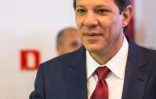 Le candidat à la présidentielle brésilienne du Parti des Travailleurs (PT) Fernando Haddad, le 5 octobre 2018