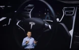Un dirigeant de Tesla, Robin Ren, le 28 avril 2016 à Pékin 