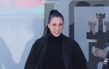 La joueuse  Jenni Hermoso au début du procès, le 3 février 2025 à San Fernando de Henares, près de Madrid 