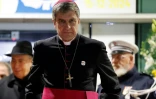 Le président de la Conférence des évêques de France, Eric de Moulins-Beaufort, le 15 décembre 2024 à Ajaccio pour la visite du pape François