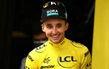 Jai Hindley a pris la tête du classement général du Tour de France à l'issue de la 5e étape, le 5 juillet 2023 entre Pau et Laruns. L'Australien de la Bora-Hansgrohe, peu connu du grand public, compte déjà un grand tour à son actif, le Giro en 2022