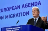 Dimitris Avramopoulos, commissaire européen pour la Migration, les Affaires intérieures et la Citoyenneté, le 16 mai 2018 à Bruxelles