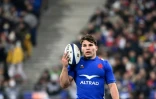 Antoine Dupont avec le XV de Frace contre les All Blacks lors du tournoi d'automne des nations à Saint-Denis, au nord de Paris, le 20 novembre 2021