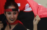 Une supportrice du président Daniel Ortega célèbre le 39e anniversaire de la révolution sandiniste, à Managua, le 19 juillet 2019