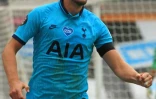 L'attaquant de Tottenham Harry Kane auteur d'un doublé sur le terrain de Newcastle, le 15 juillet 2020