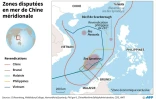 Zones disputées en mer de Chine méridionale