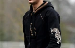 Le défenseur Lucas Hernandez à son arrivée au centre de Clairefontaine, le 19 mars 2018